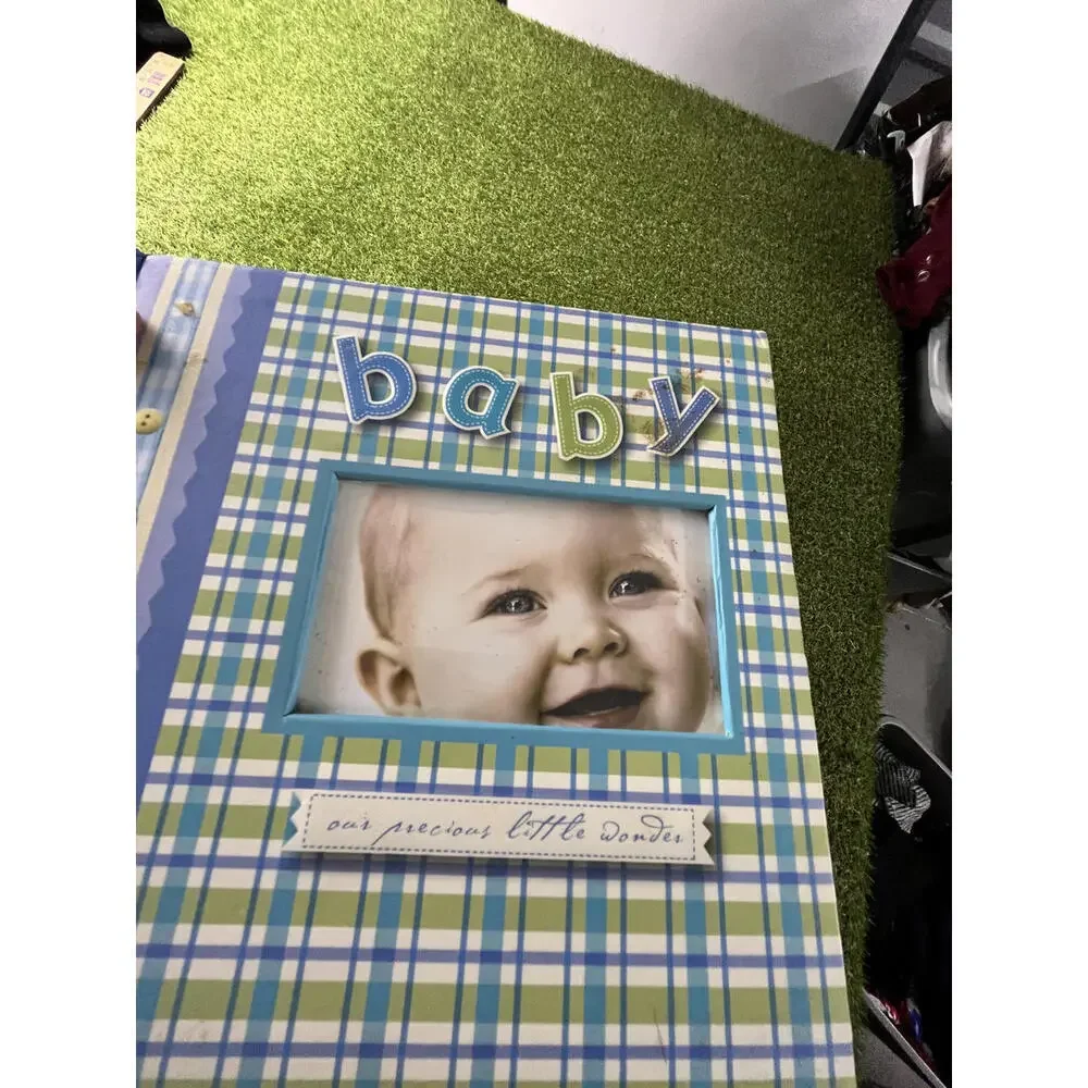 Baby‎ Memory Photo Album Scrapbook Vintage